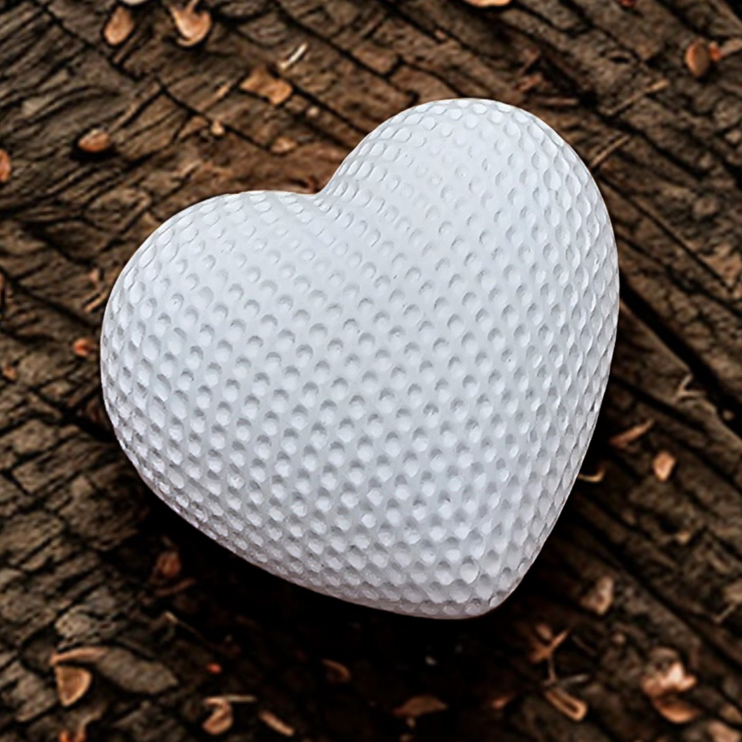 Handgegossene Keraflott Herzen – Dekoration & Geschenkidee im feinen karierten Muster (3 Größen)