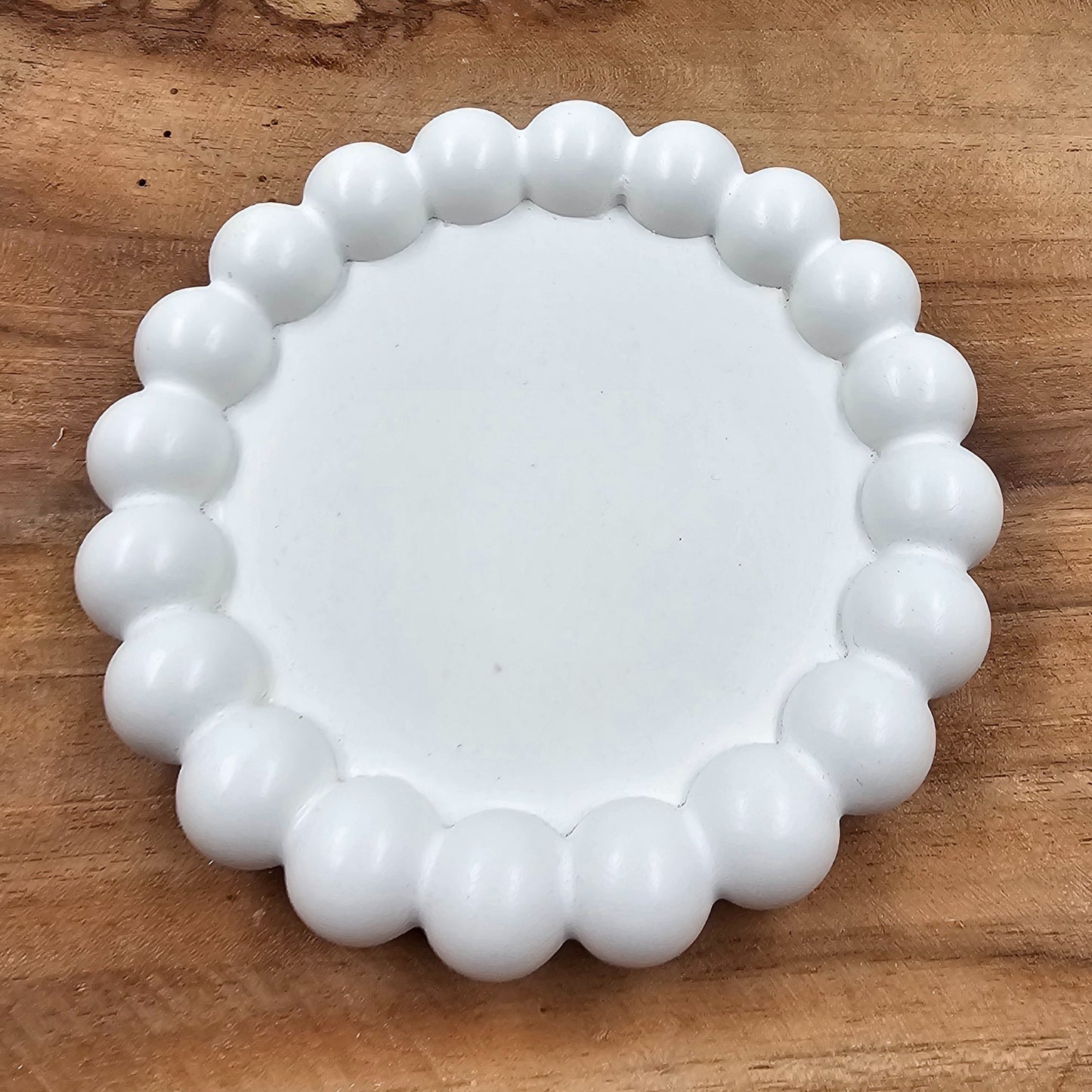 Handgegossenes Bubble Tablett Rund - Schmuck- & Dekoablage
