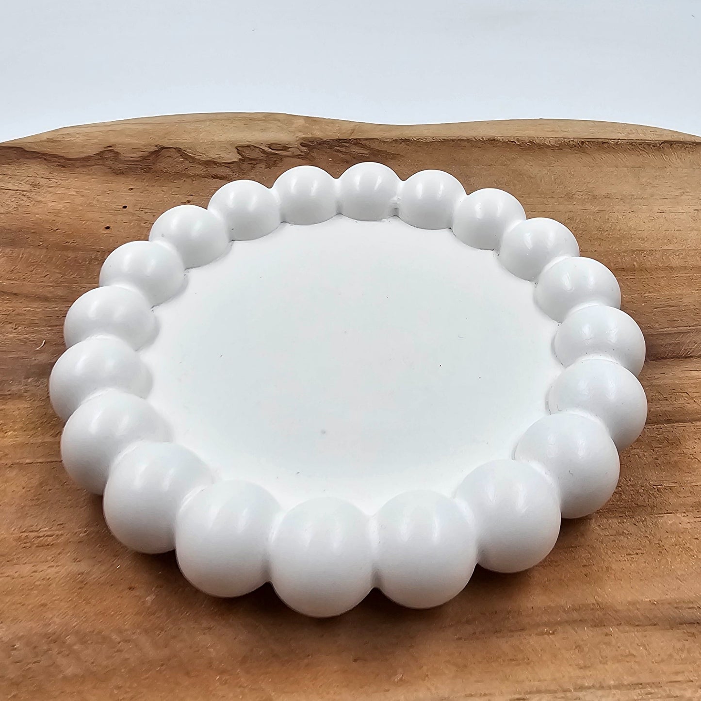 Handgegossenes Bubble Tablett Rund - Schmuck- & Dekoablage
