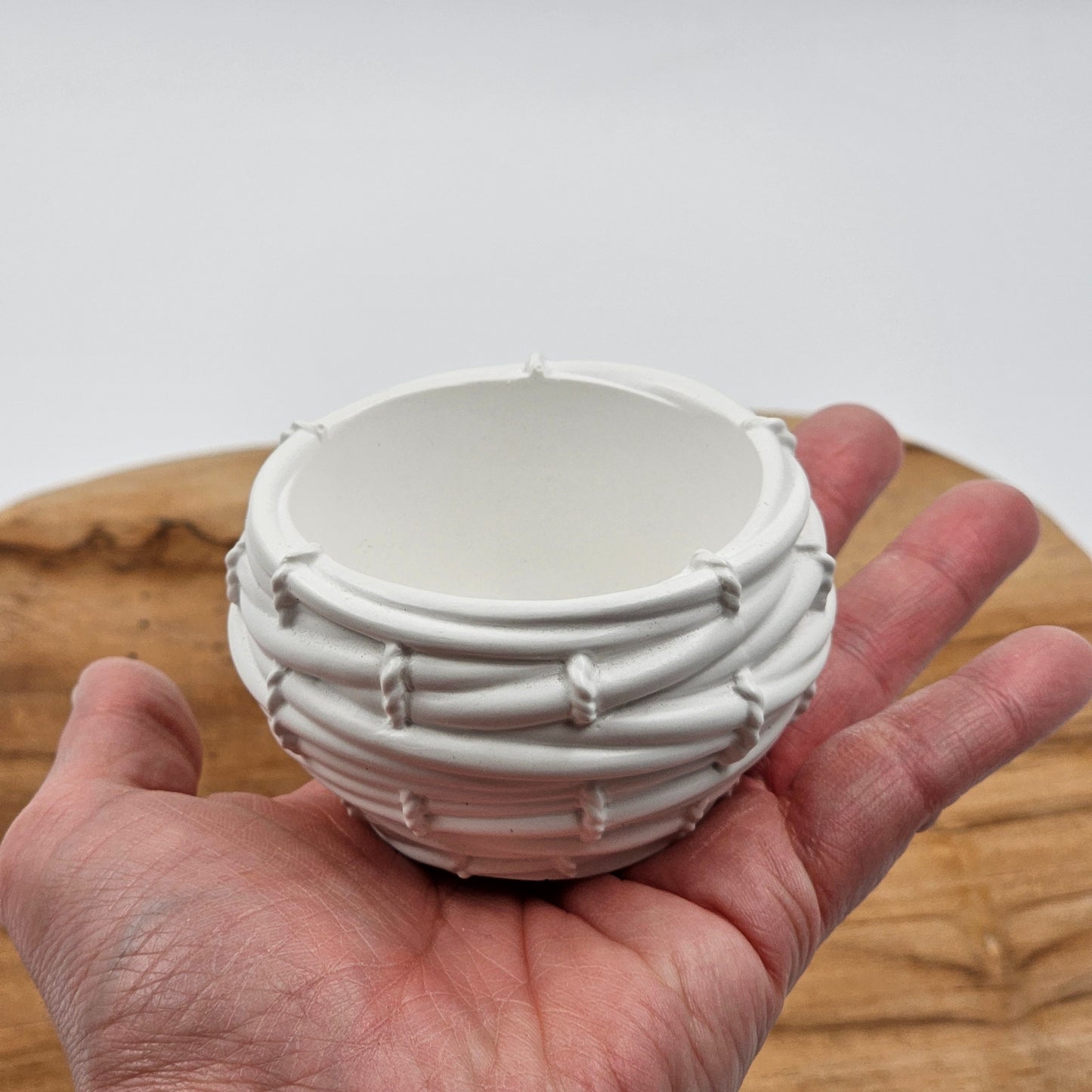 Korb Keraflott Schale – Handgegossene Schmuckschale