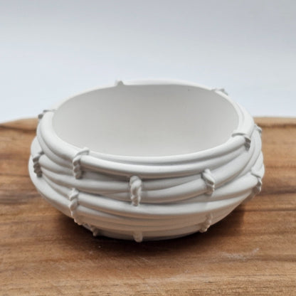 Korb Keraflott Schale – Handgegossene Schmuckschale