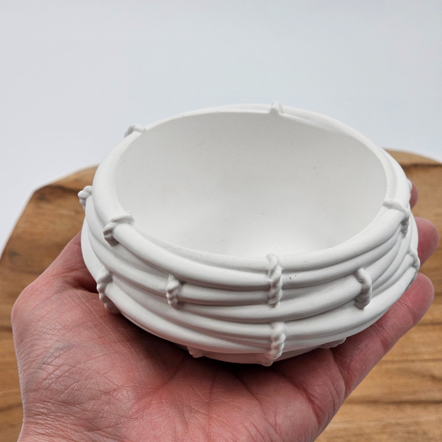 Korb Keraflott Schale – Handgegossene Schmuckschale