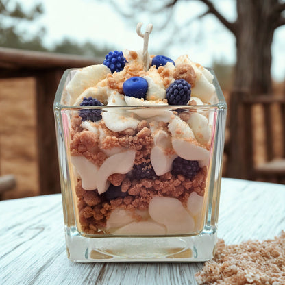 Heidelbeer Dessertkerze