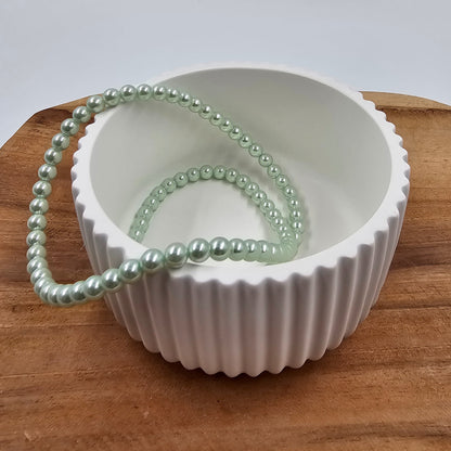 Geriffelte Keraflott Schale – Handgegossene Schmuckschale