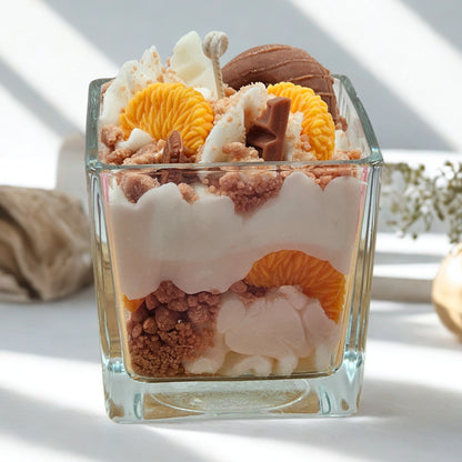 Mandarinen Dessertkerze