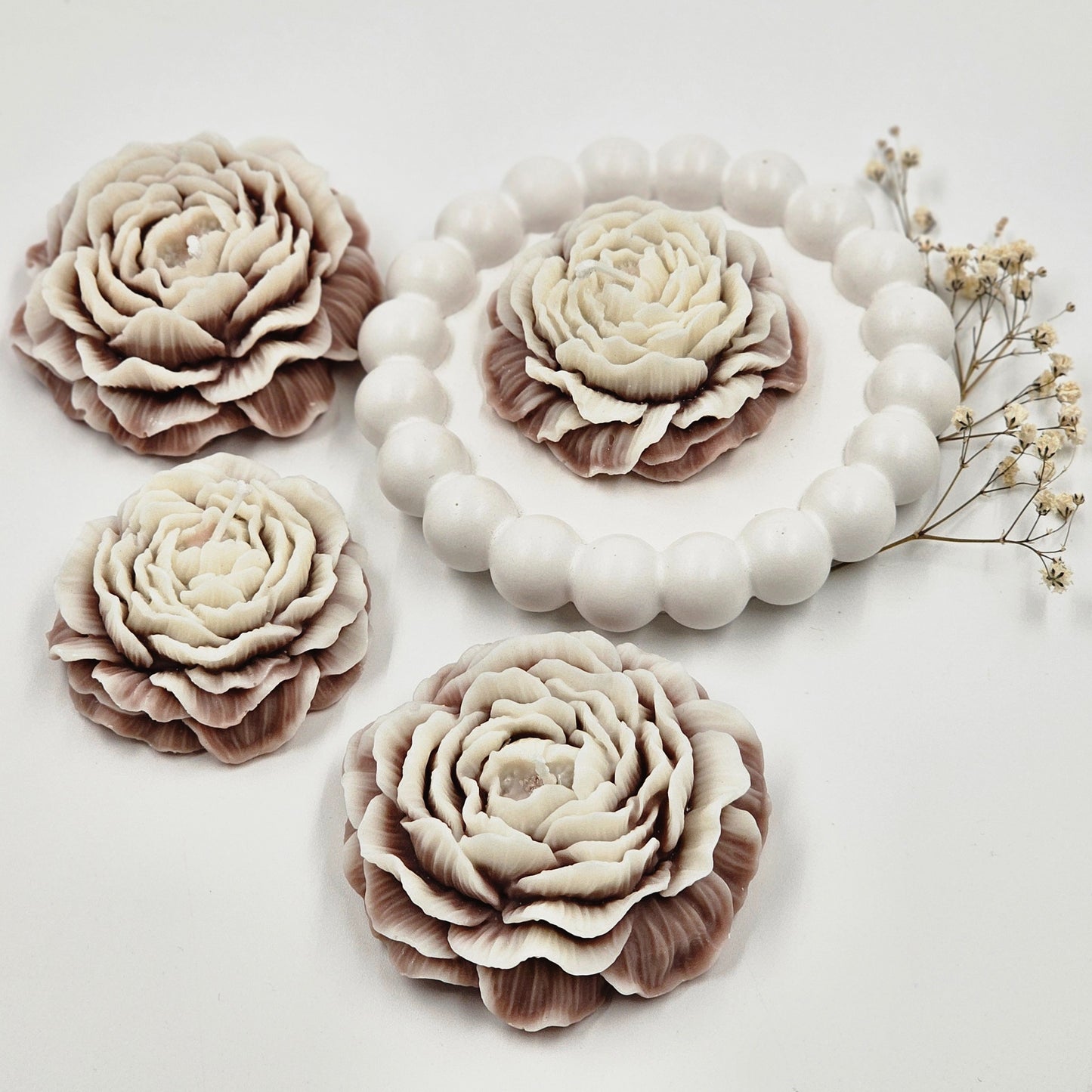 🕯️ Peony Rosen Kerze inkl. Duft